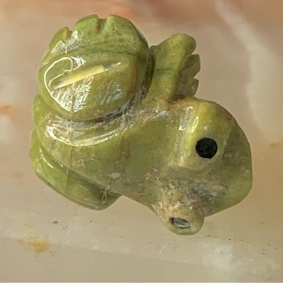 Vintage Hand Carved Frog Figurine Mini Southwest Stone Animal Fetish Serpentine - Picture 11 of 15